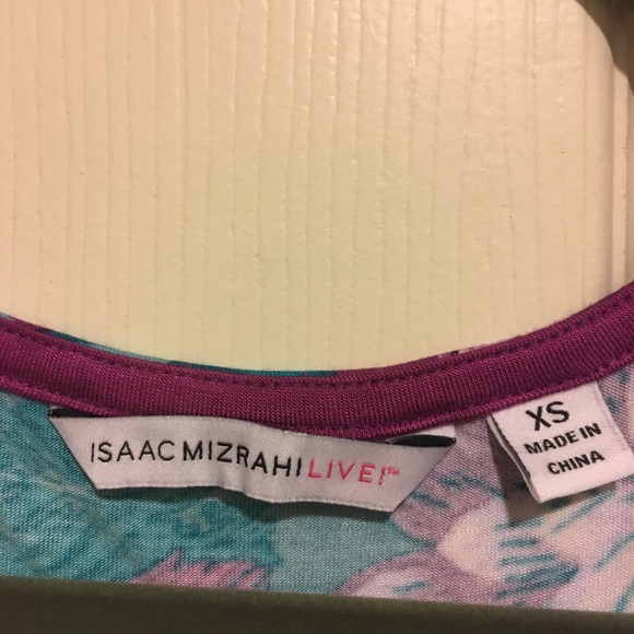 NWOT Isaac Mizrahi Floral Print Dress - Picture 4 of 4